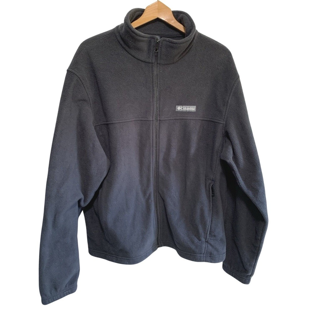 Columbia Steens Mountain Fleece Jacket XL Gray Full Zip XM6354 Outdoor Layer